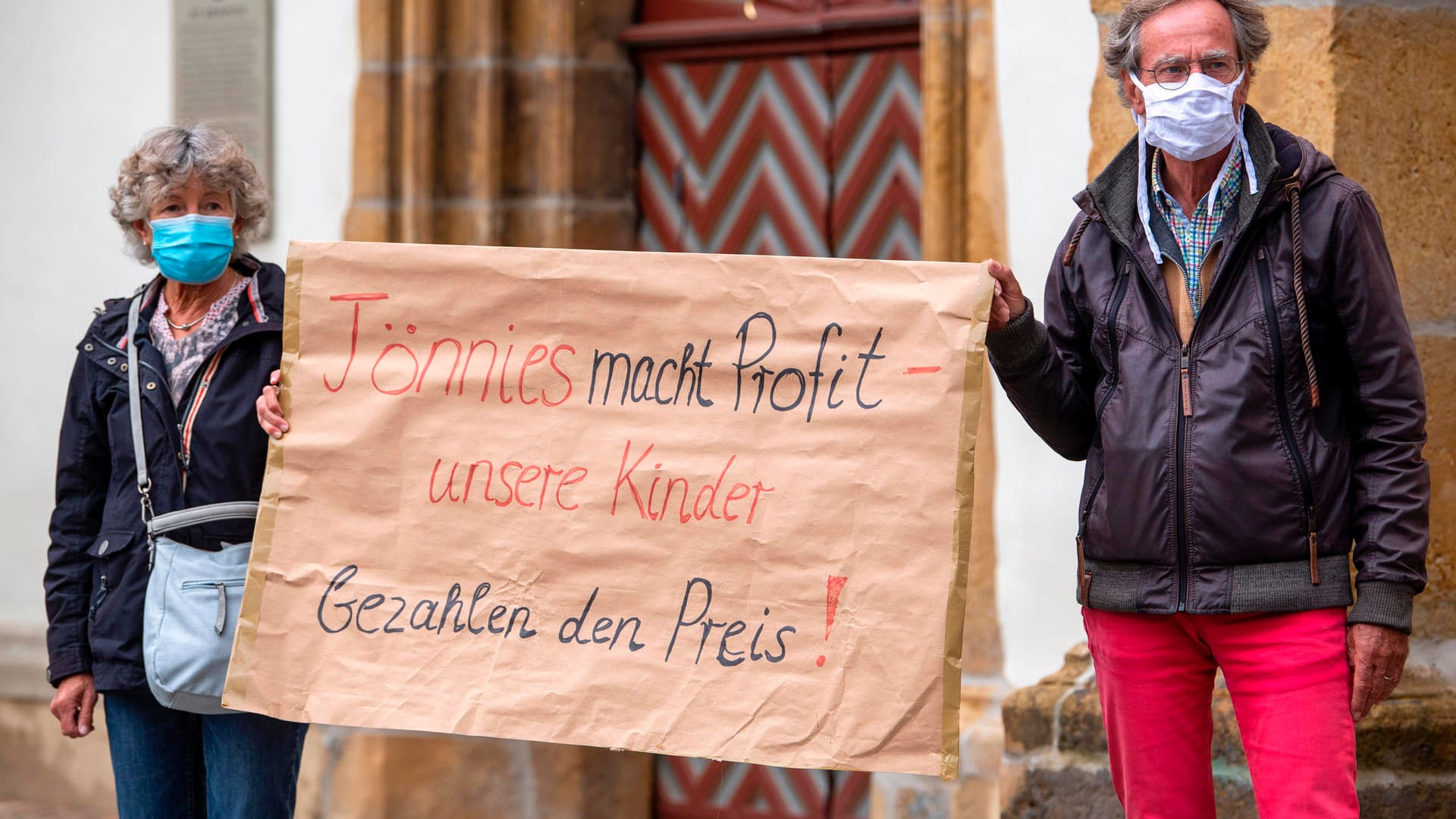 Corona-Demonstration in Rheda-Wiedenbrück