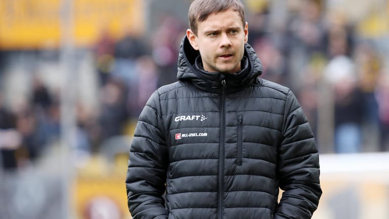 Dresdens Chris Löwe: Der Dynamo-Profi fand nach dem Spiel gegen Kiel deutliche Worte und rechnete mit der DFL ab.