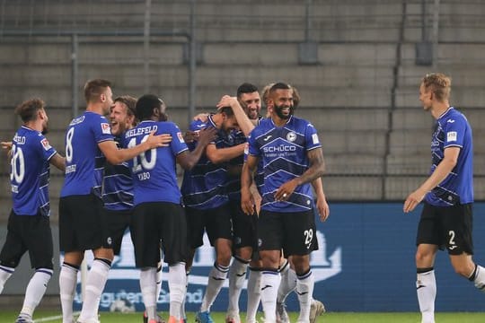 Arminia Bielefeld kürte sich auch zum Zweitliga-Meister.