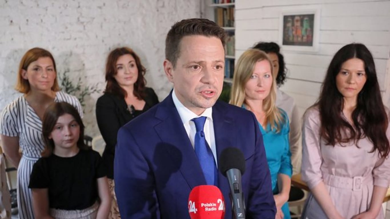 Rafal Trzaskowski ist Bürgermeister von Warschau und Präsidentschaftskandidat von Polens größtem Oppositionsbündnis.