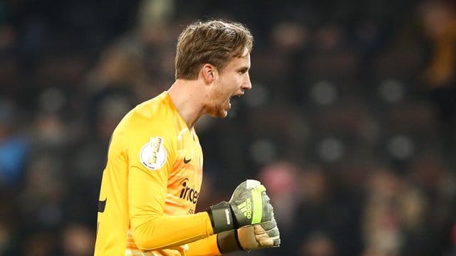 Darf mal wieder in der Bundesliga ran: Frankfurts Ersatzkeeper Frederik Rönnow.