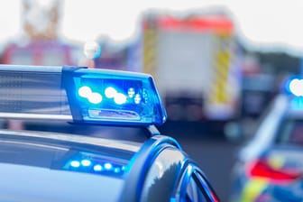 Blaulicht der Polizei (Symbolbild): In Thüringen sind bei einem Schulbus-Unfall Kinder verletzt worden.