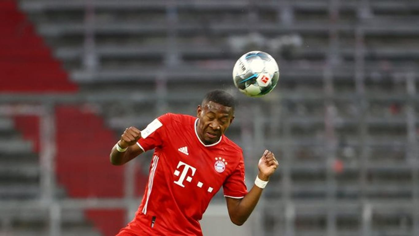 Die Bayern müssen auf David Alaba wegen schon länger anhaltender Probleme am Sprunggelenk verzichten.