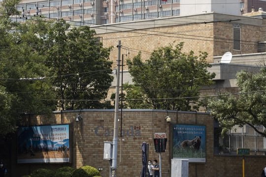 Die kanadische Botschaft in Peking.