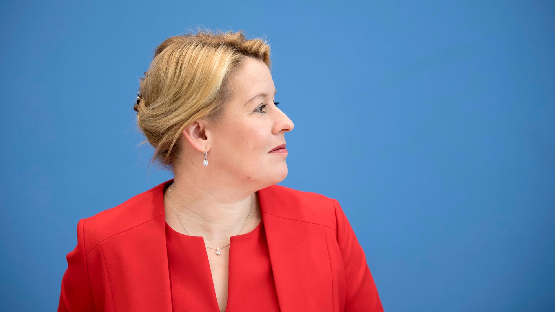 Franziska Giffey: Die Ministerin machte Werbung für ein Internetportal zum Thema Nachbarschaftshilfe.