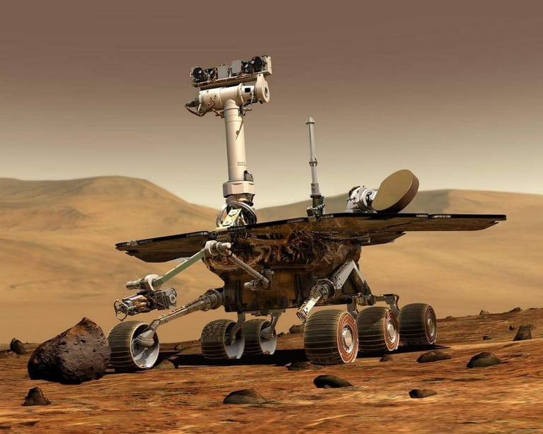 Mars-Rover "Opportunity": Zwei Modelle sollen im Sommer ins All starten.