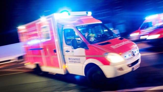 Rettungswagen im Einsatz