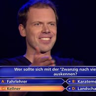 WWM-Sieg im Jahr 2013: Sebastian Langrock wusste die Antwort schon, bevor die vier Antwortmöglichkeiten überhaupt eingeblendet wurden.