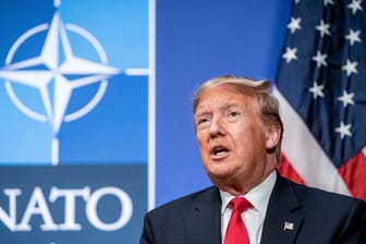 US-Präsident Trump im Dezember vergangenen Jahres bei einem Nato-Gipfel in Großbritannien.