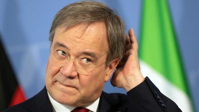 Ministerpräsident Armin Laschet während einer Pressekonferenz zum jüngsten Corona-Ausbruch. Ministerpräsident Armin Laschet während einer Pressekonferenz zum jüngsten Corona-Ausbruch.