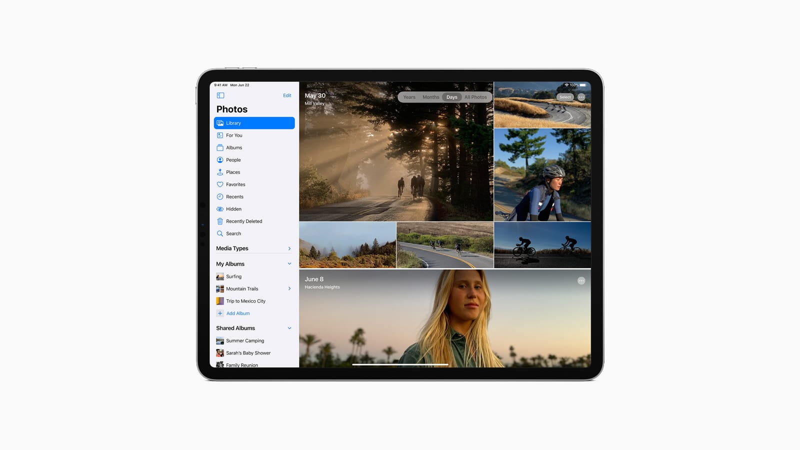 In iPadOS 14 bekommen einige Apple-Apps ein neues seitliches Hauptmenü.