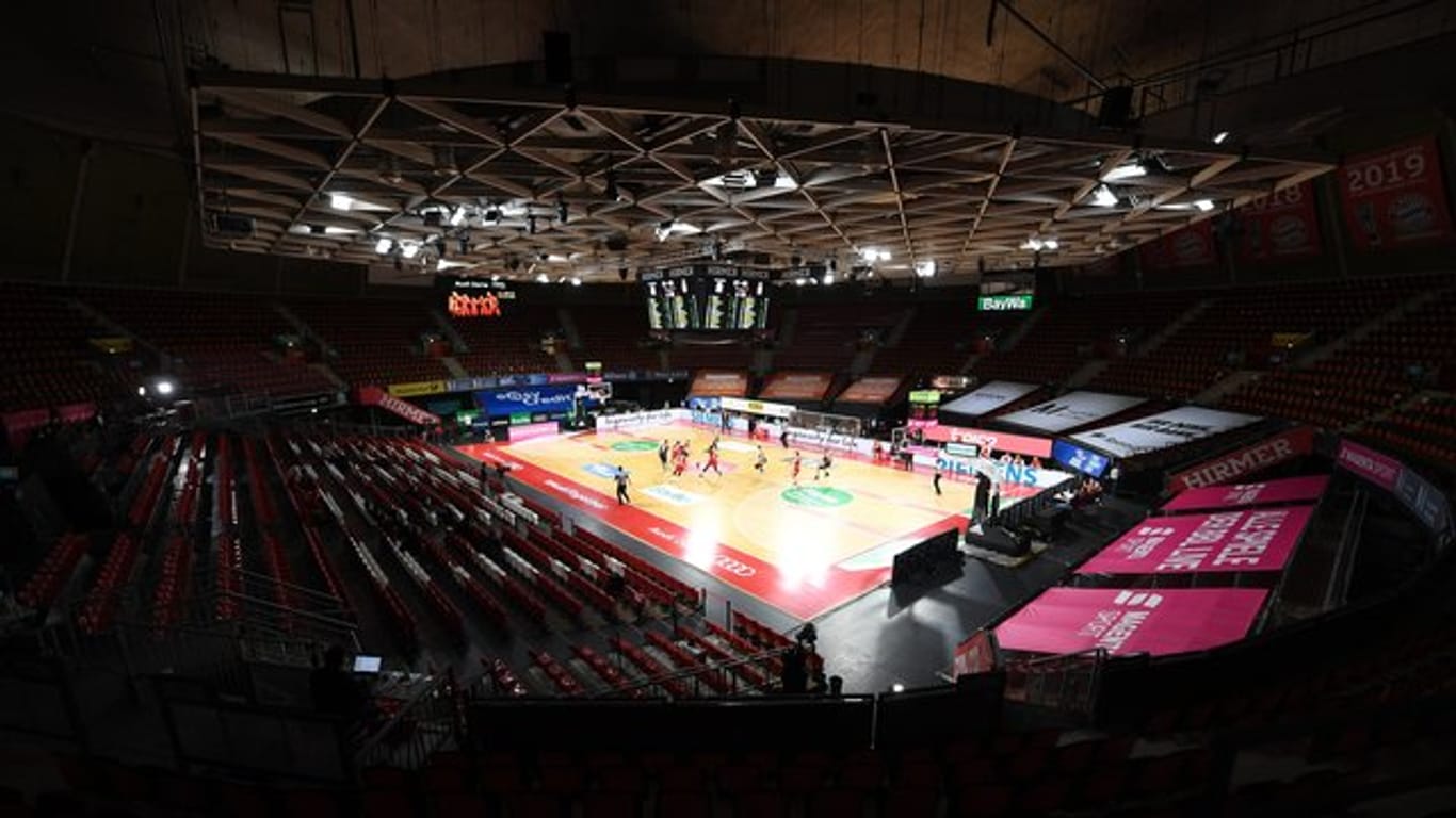 Das Finalturnier der Basketball-Bundesliga in München wird ohne Zuschauer ausgetragen.