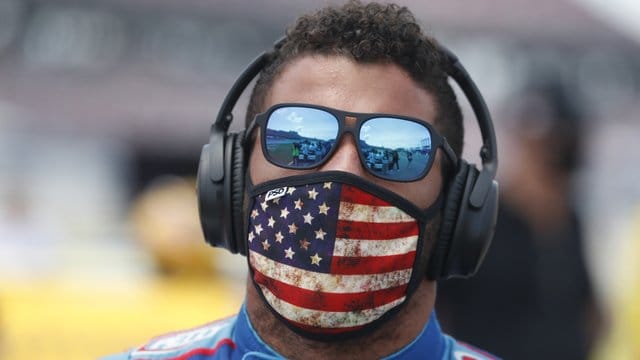 Ist nach Ermittlungen des FBI doch nicht das Ziel eines Hassverbrechens gewesen: Nascar-Fahrer Bubba Wallace.