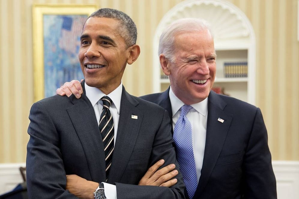 Barack Obama: Der frühere US-Präsident hat seinen damaligen Vize und heutigen Präsidentschaftsanwärter Joe Biden bei einer Wahlkampfveranstaltung unterstützt.