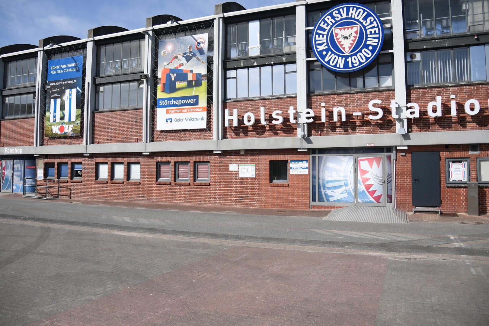 Tatort: Die Umgebung des Holstein-Stadions in Kiel.