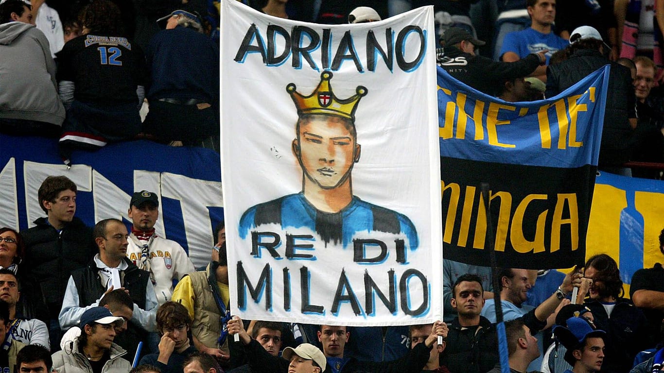 "Adriano, König von Mailand": Der Brasilianer war Publikumsliebling bei Inter.