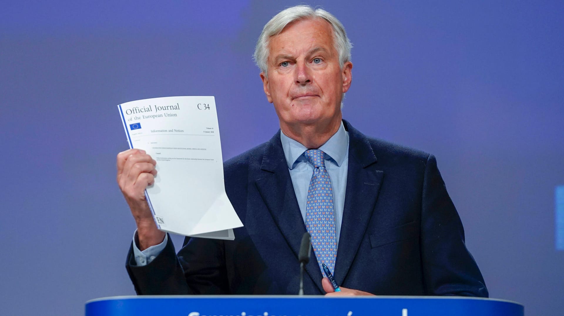 EU-Unterhändler Michel Barnier hat Großbritannien zu klaren Signalen in den Brexit-Verhandlungen aufgefordert: EU und das Königreich ringen um ein Handelsabkommen. EU-Unterhändler Michel Barnier hat Großbritannien zu klaren Signalen in den Brexit-Verhandlungen aufgefordert: EU und das Königreich ringen um ein Handelsabkommen.