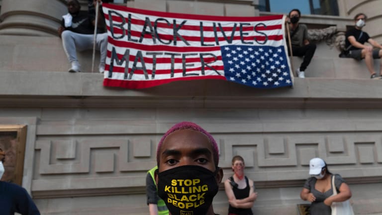 Black Lives Matter-Proteste in New York: Die USA erleben aktuell die hitzigste Debatte über Rassismus seit Jahrzehnten.