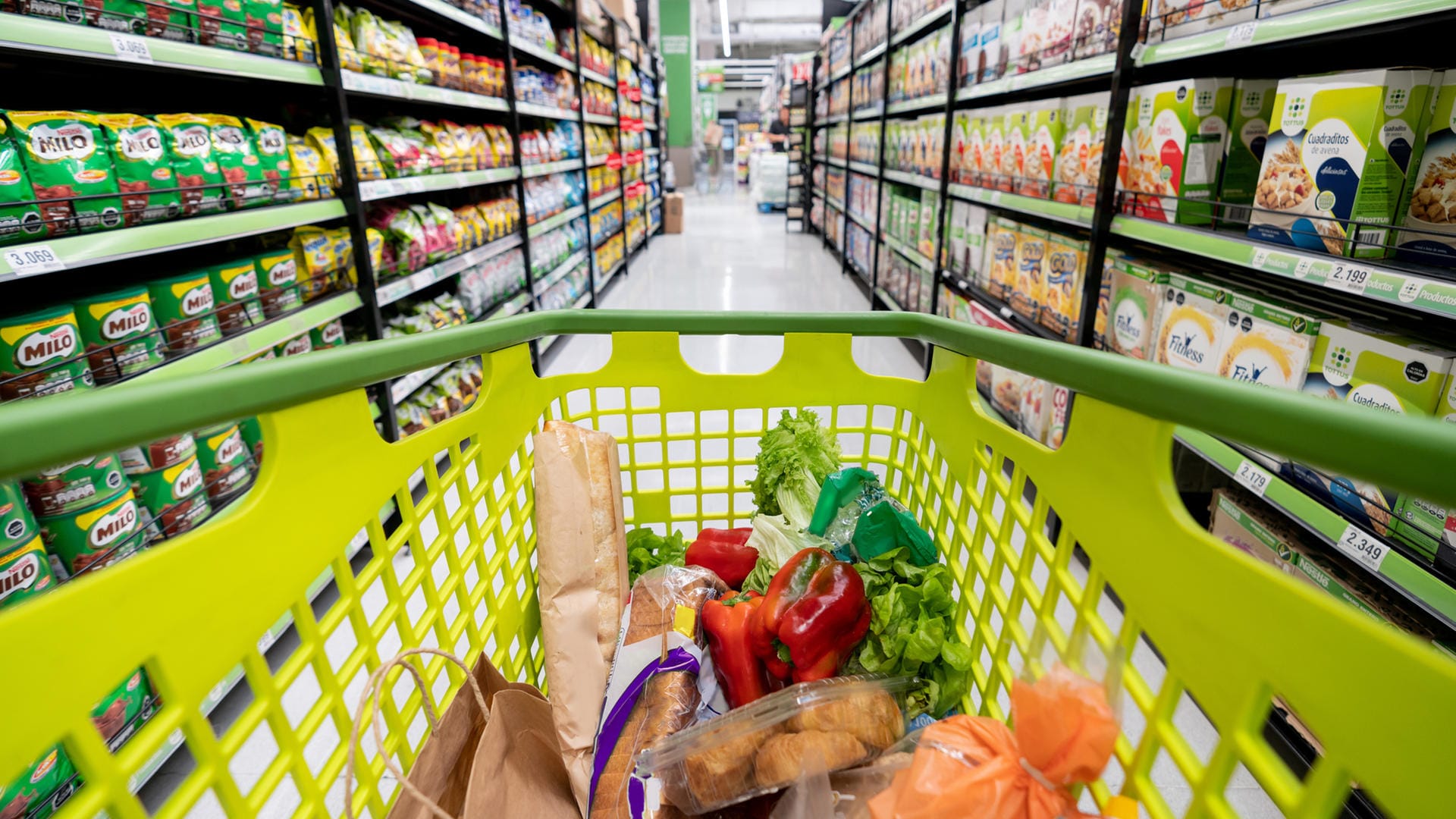 Einkaufen: Ein neues System soll das Einkaufen im Supermarkt schneller und stressfreier machen.