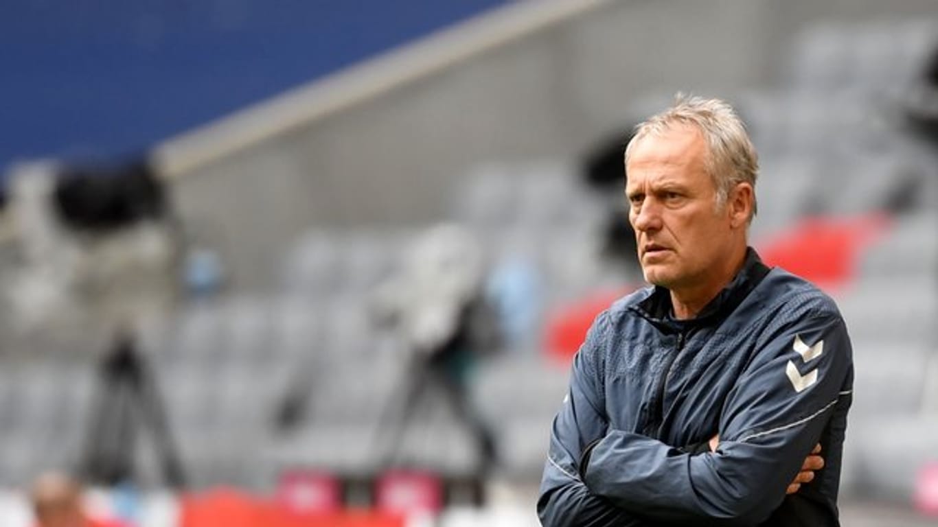 Muss zum Saisonabschluss mit Freiburg gegen Schalke ran: SC-Coach Christian Streich.