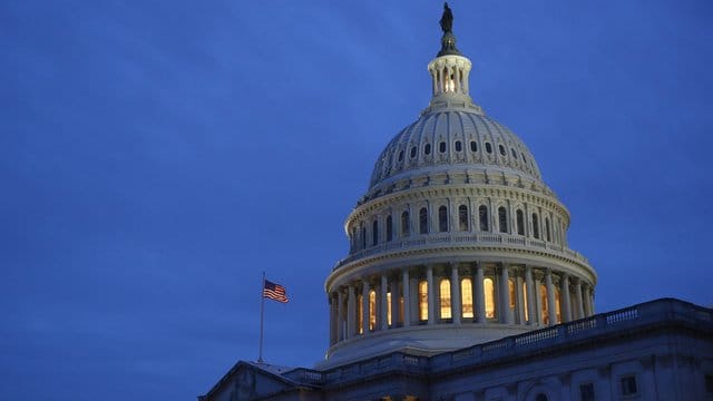 Die Kuppel des Kapitols in Washington.