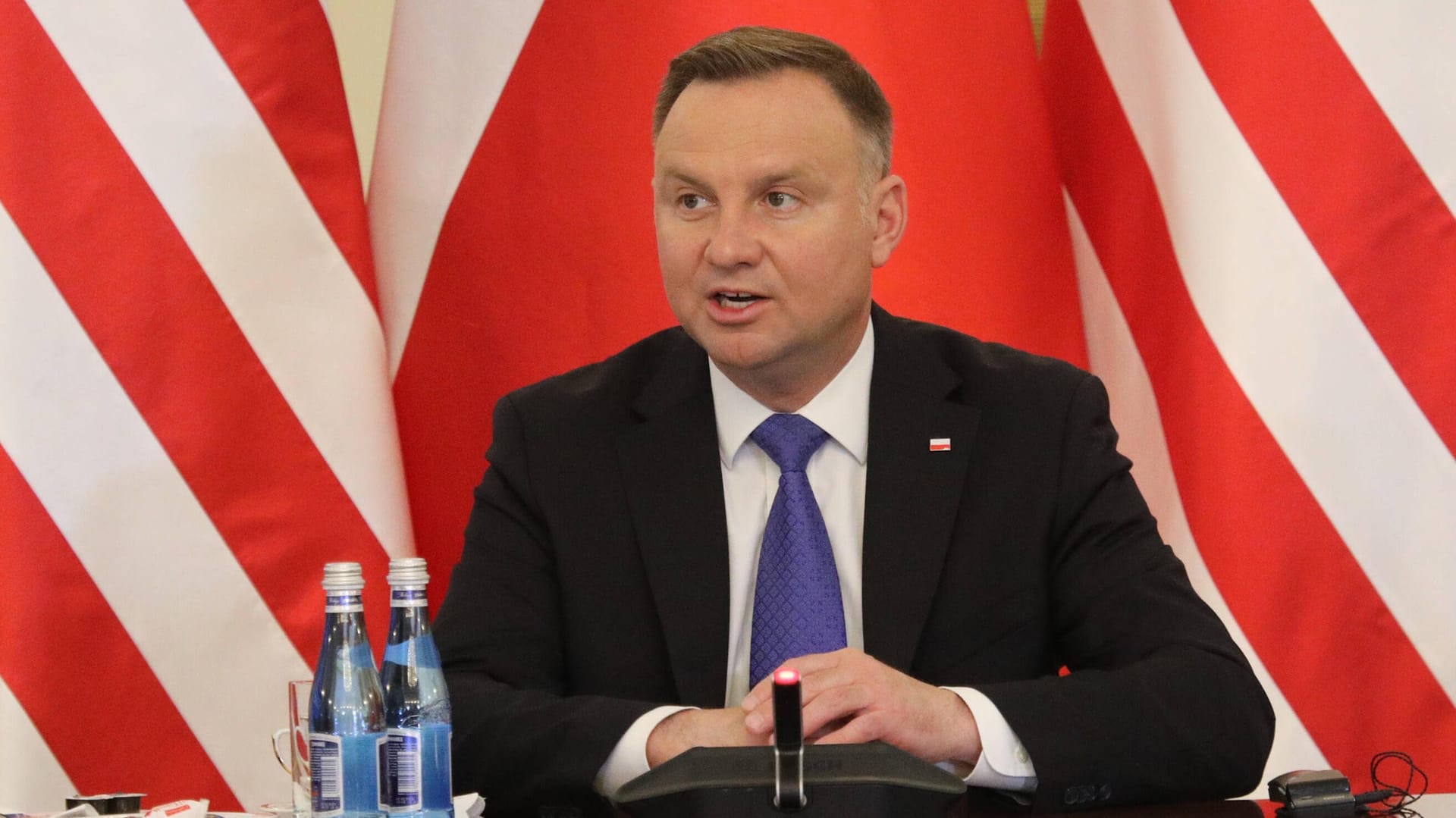 Andrzej Duda: Polens Amtsinhaber liegt immer noch mit etwa 40 Prozent in den Umfragewerten vorn. Andrzej Duda: Polens Amtsinhaber liegt immer noch mit etwa 40 Prozent in den Umfragewerten vorn.