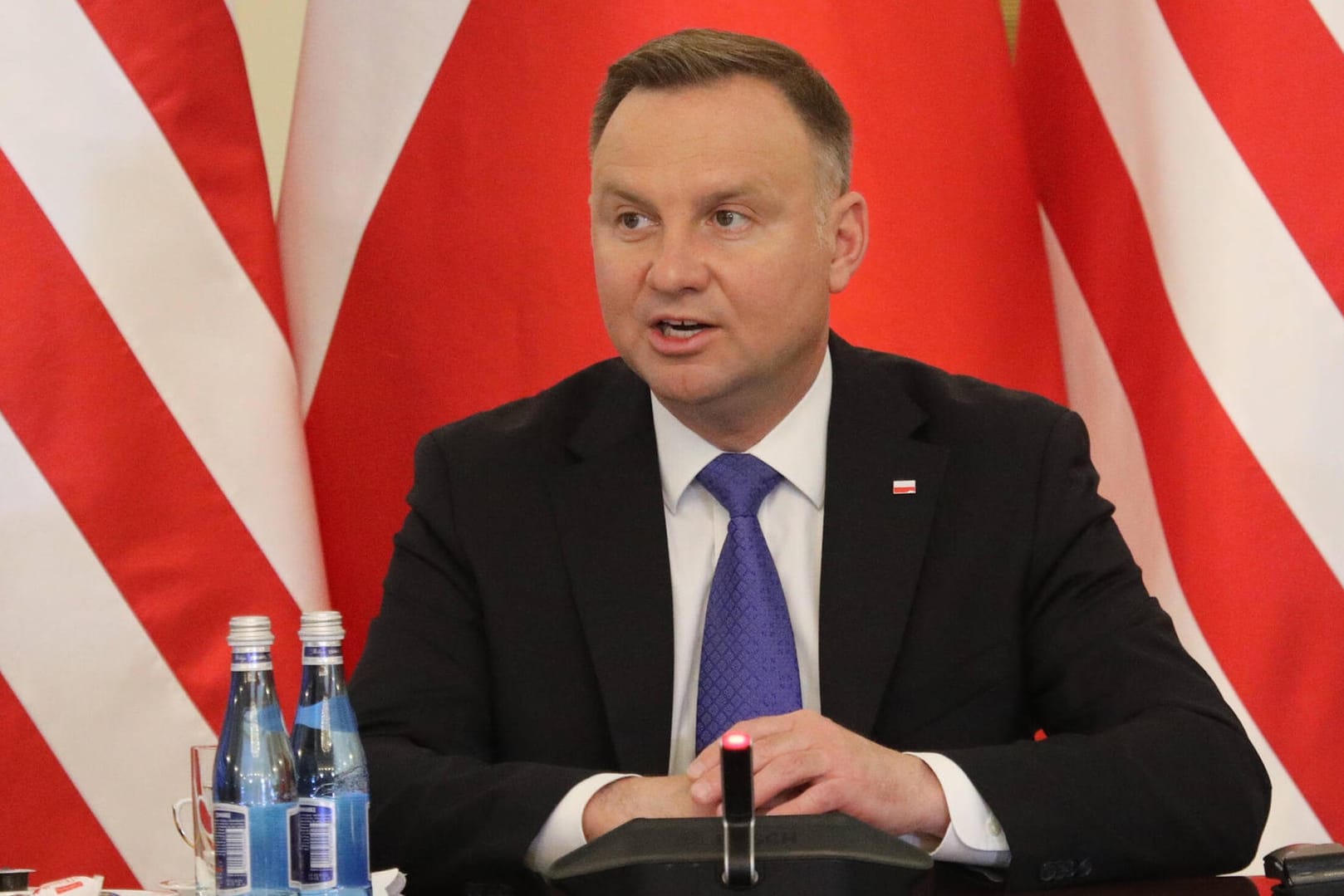 Andrzej Duda: Polens Amtsinhaber liegt immer noch mit etwa 40 Prozent in den Umfragewerten vorn.