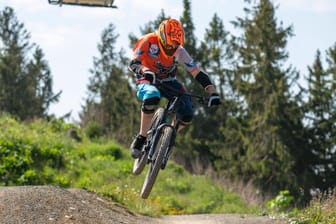 Mountainbike: Im Bikepark von Albstadt finden auch regelmäßig Weltcuprennen statt.