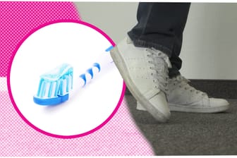 Schmutzige Sneaker: Wie Sie Ihre Schuhe wieder strahlend weiß bekommen