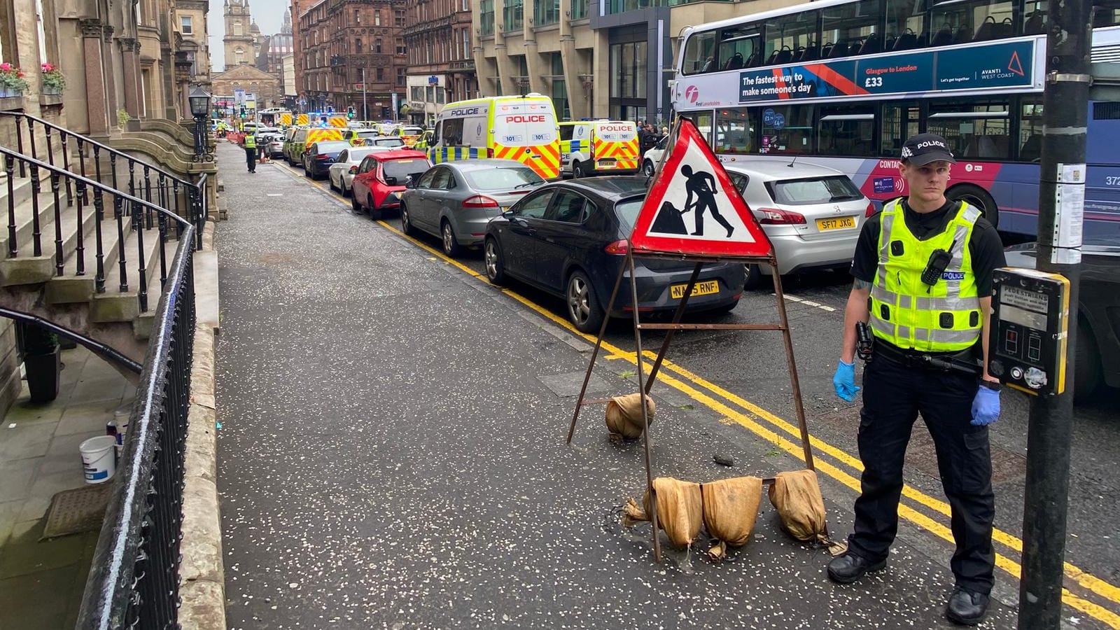 Messerangriff in Glasgow: Der Angreifer wurde von der Polizei erschossen.