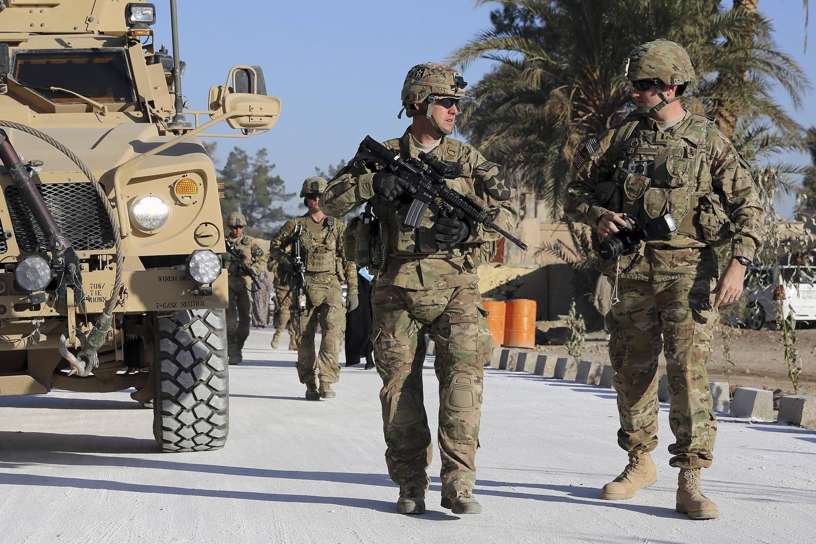 US-Soldaten im afghanischen Farah: Will sich Russland für die Tötung russischer Söldner in Syrien durch US-Soldaten rächen?