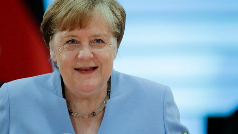 Angela Merkel (CDU): Neben der Kanzlerin spricht bei der virtuellen EU-Geberkonferenz auch Frankreichs Präsident Emmanuel Macron.
