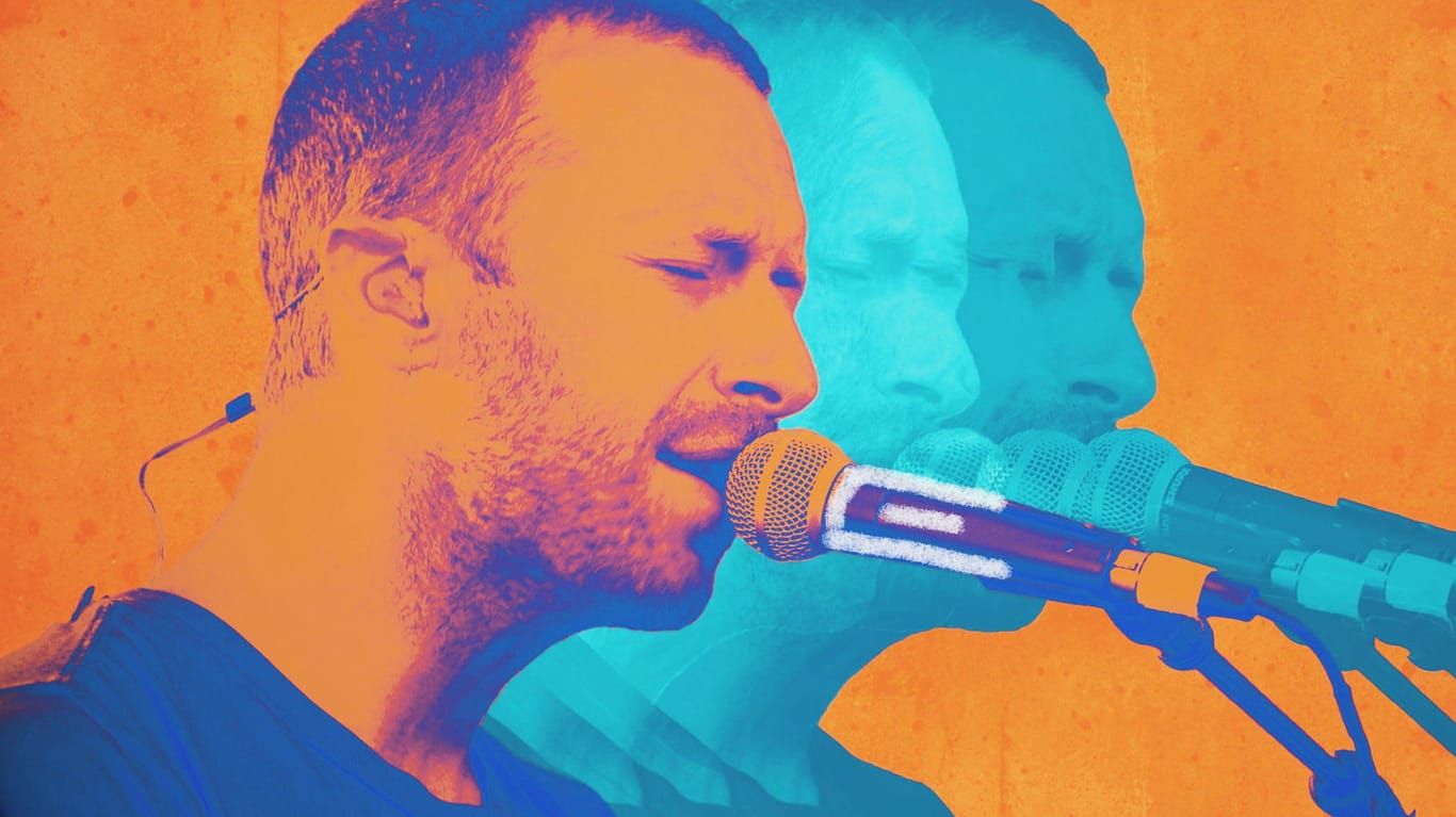 Coldplay spielten ihren Hit "Paradise".