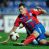 Marian Cisovsky im Jahr 2013 im Trikot von Viktoria Pilsen: Der slowakische Nationalspieler absolvierte über 300 Pflichtspiele als Profi.