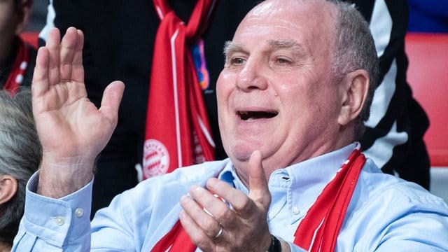 Glaubt an das Triple für den FC Bayern München: Uli Hoeneß.