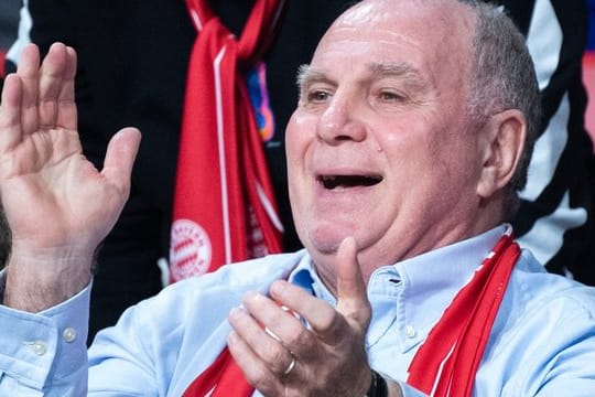 Glaubt an das Triple für den FC Bayern München: Uli Hoeneß.