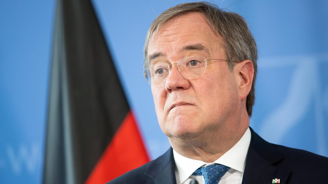 NRW-Ministerpräsident Armin Laschet: Steht wegen seines Agierens im Tönnies-Skandal unter Druck.