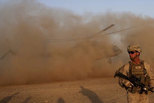 Das Archivbild aus dem Jahr 2017 zeigt ein Manöver in der afghanischen Provinz Helmand.