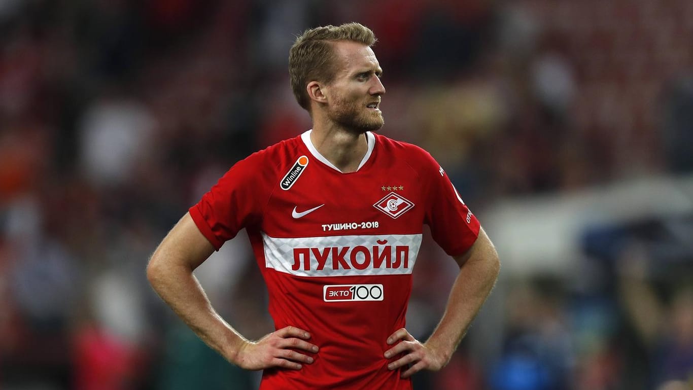 André Schürrle: Der WM-Held von 2014 wird kommende Saison vermutlich nicht mehr das Trikot von Spartak Moskau tragen.