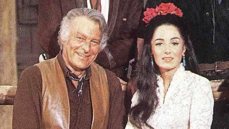 "High Chaparral": Leif Erickson und Linda Cristal im Jahr 1967.