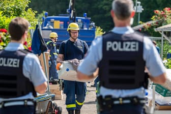 Abriss der Gartenlaube in Münster: An dem Tatort hatten mehrere Dutzend Männer sich an Kindern vergangen.