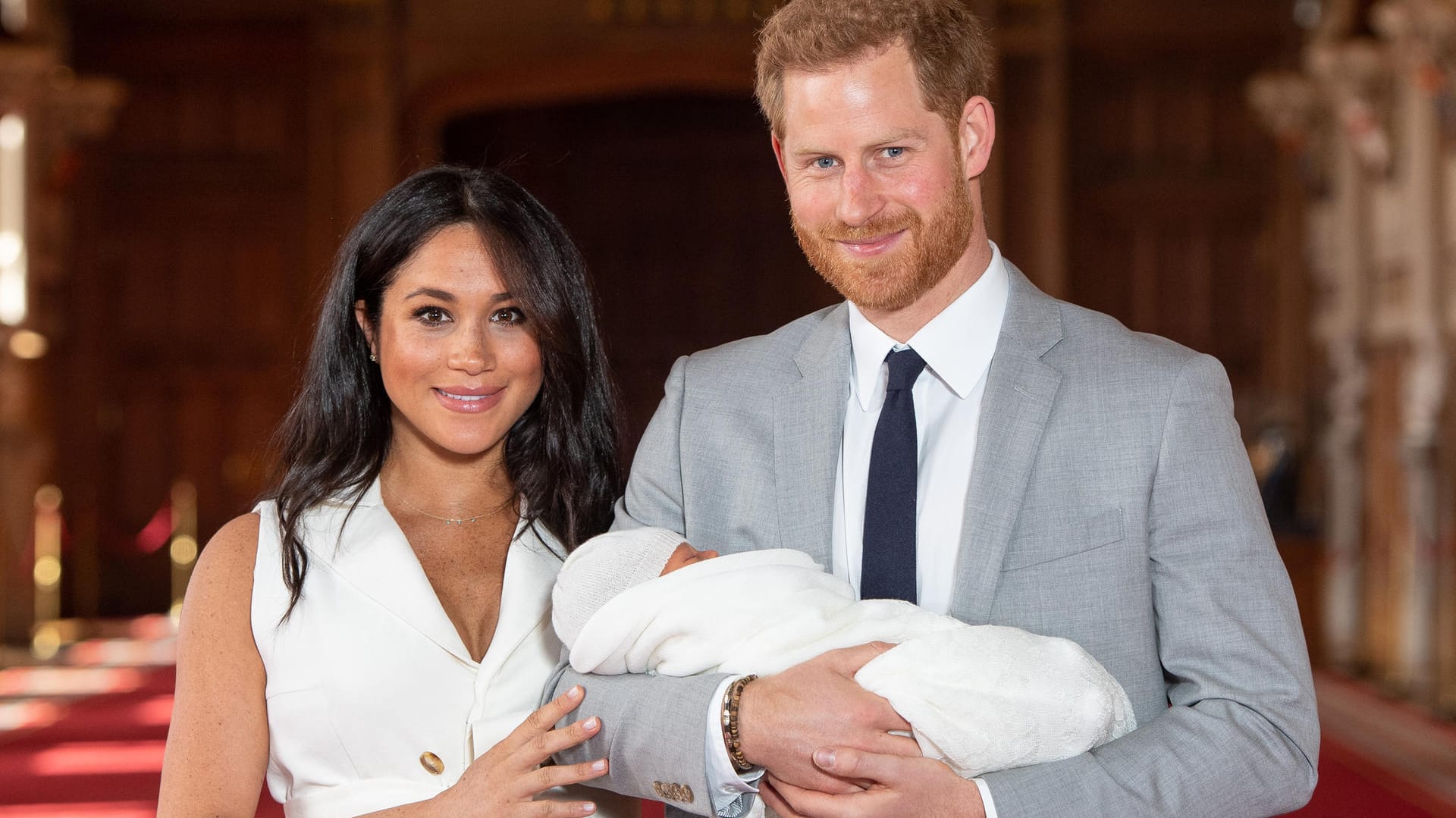 Meghan und Harry: Hier zeigten sie ihren Sohn Archie Harrison zum ersten Mal.