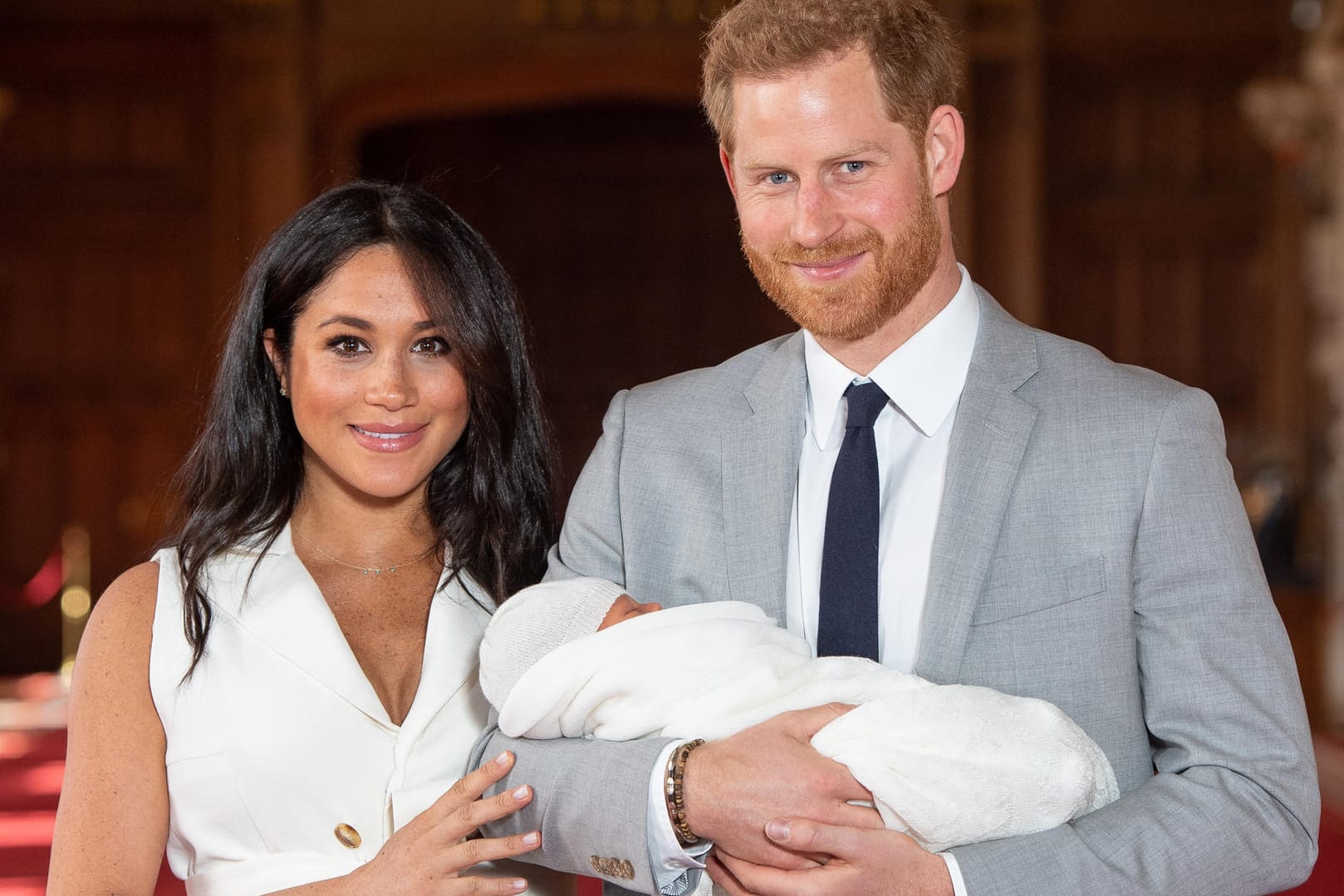 Meghan und Harry: Hier zeigten sie ihren Sohn Archie Harrison zum ersten Mal.