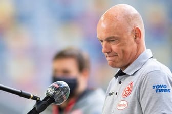 Macht für den Abstieg auch seinen Vorgänger verantwortlich: Fortuna Düsseldorfs Trainer Uwe Rösler.