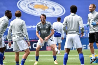 Business as usual: Die Spieler von Leicester City beim Aufwärmen.