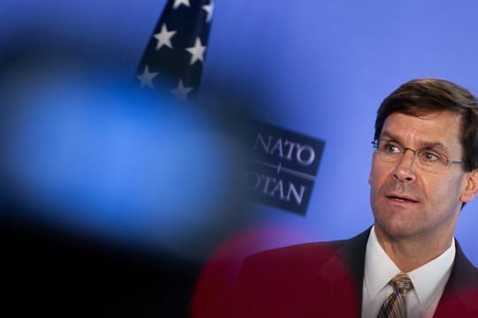 Mark Esper, Verteidigungsminister der USA, hat die Pläne zum Truppenabzug mit Trump besprochen.
