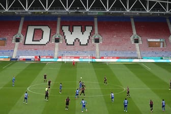 Das DW Stadium von Wigan Athletic: Der Verein ist in schwere finanzielle Schwierigkeiten geraten.