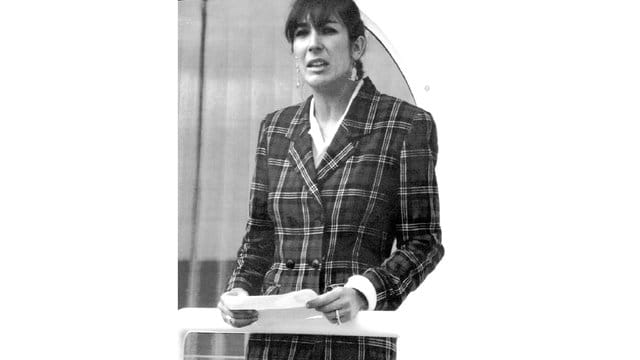 Ghislaine Maxwell, Tochter des verstorbenen britischen Verlegers R.