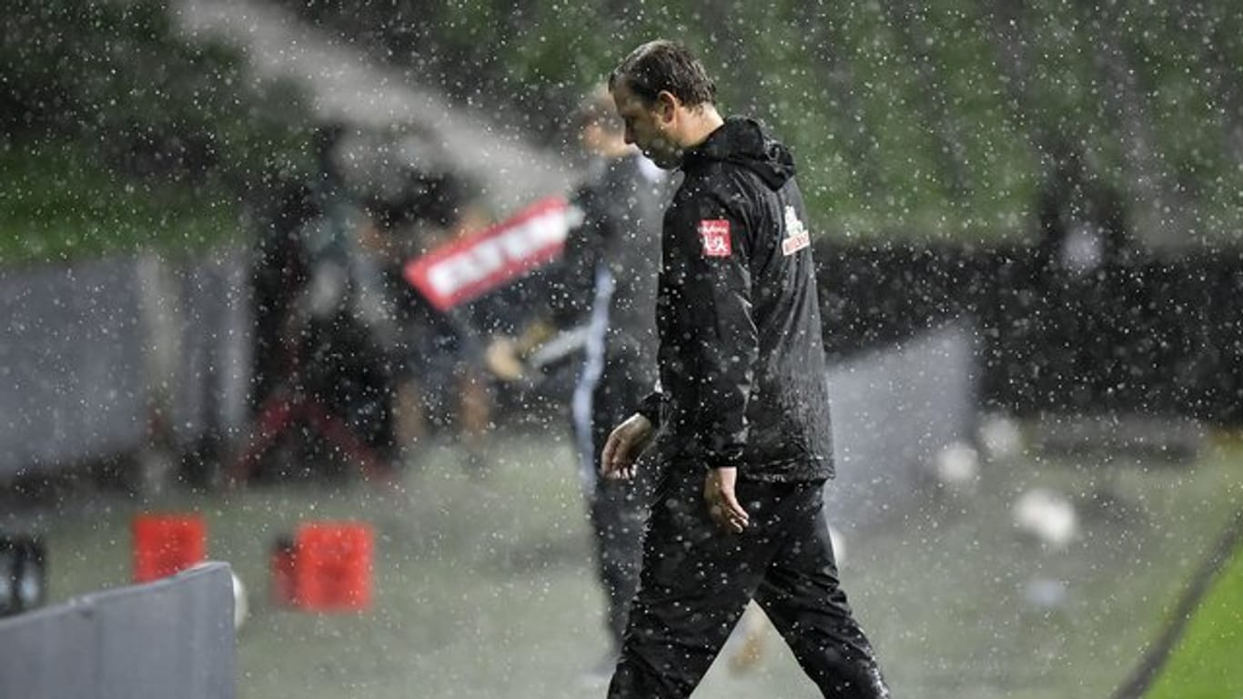 Werder-Coach Florian Kohfeldt kam mit seinem Team in der Relegation gegen den 1.