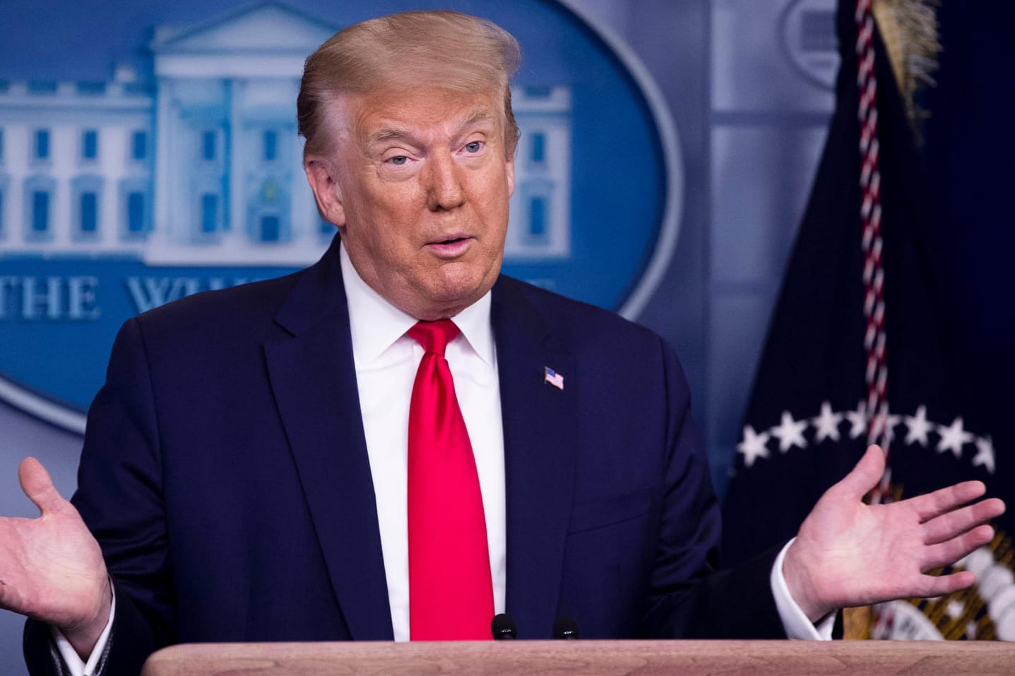 Donald Trump: Der US-Präsident ignoriert die dramatische Corona-Lage im Land.